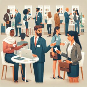 Cómo aprovechar ferias laborales para ampliar tu red de contactos
